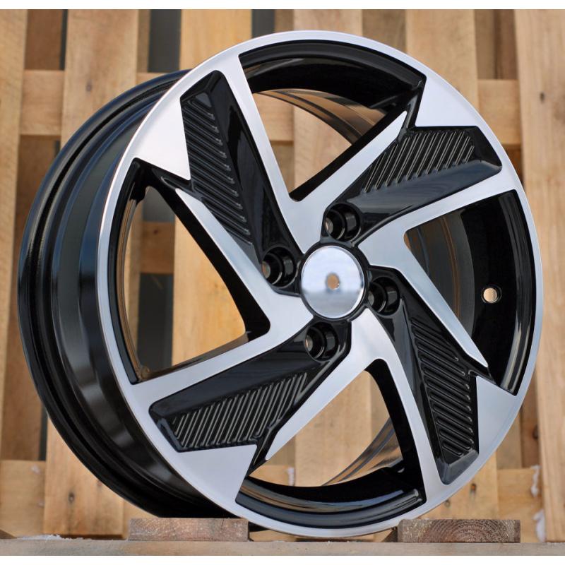 R15x6 4X100 ET 48 54.1 Y1169 Black Polished (MB) For HYUND (R) (New Model) R15x6 4X100 ET 48 54.1 Y1169 Black Polished (MB) For HYUND (R) (New Model)