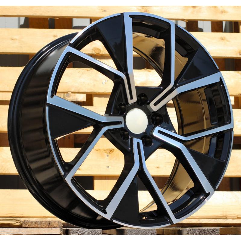 R19x8.5 5X112 ET 38 57.1 Y1196 Black Polished (MB) For VW (P) (New Tiguan) R19x8.5 5X112 ET 38 57.1 Y1196 Black Polished (MB) For VW (P) (New Tiguan)