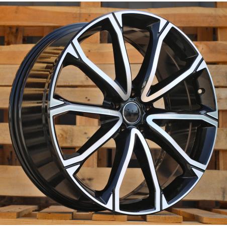 R21x8.5 5X112 ET 38 66.5 Y1197 Black Polished (MB) For AUD (K2) (NEW Model)
