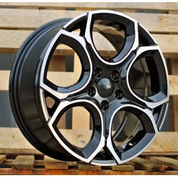 R19x8 5X112 ET 45 57.1 Y1232 Black Polished (MB) For VW (K4) (NEW Model)