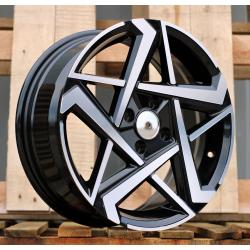 R16x6.5 4X100 ET 45 54.1 Y1237 Black Polished (MB) For HYUND (K4)