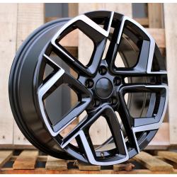 R18x7.5 5X112 ET 41 57.1 Y1243 Black Polished (MB) For VW (K2) (NEW Model)