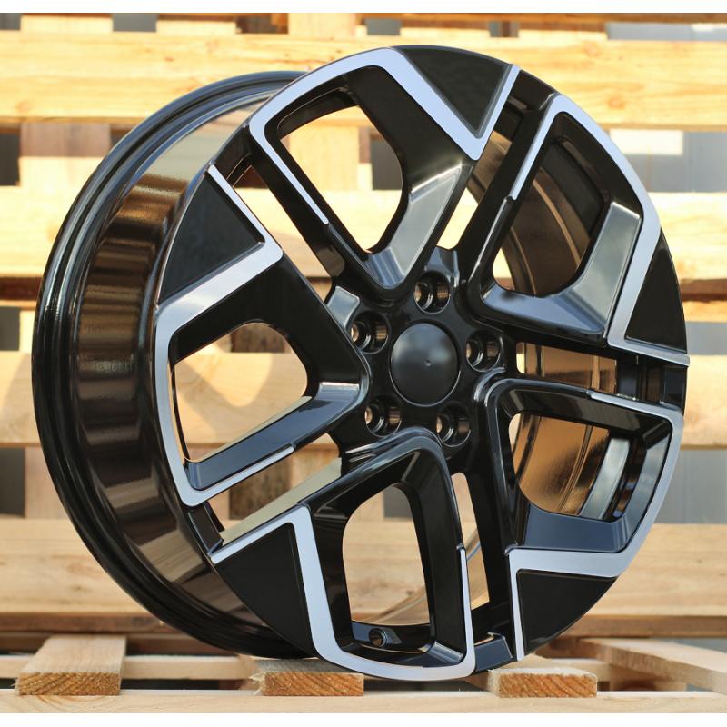 R18x7.5 5X112 ET 51 57.1 Y1258 Black Polished (MB) For VW (K4) (NEW Model) R18x7.5 5X112 ET 51 57.1 Y1258 Black Polished (MB) For VW (K4) (NEW Model)