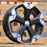 R17x6.5 5X114.3 ET 45 66.1 Y1274 Black Partial Polished Half Matt (BPHM) For DACIA (K2) (NEW Model)