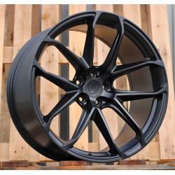 R21x9.5 5X112 ET 26 66.5 Y5985B Black Half Matt (BLHM) For PORCH (K4) ((Front+Rear) NEW Model)