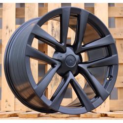 R22x10 5X120 ET 35 64.1 YF5591 (FB681) Black Half Matt (BLHM) For TESLA (Z5) (HYBRID FORGED Model S/X (Front+Rear))