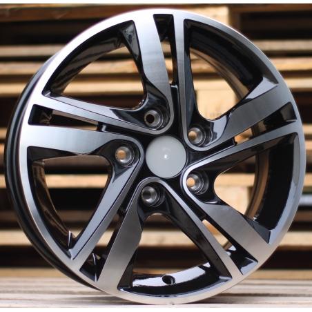 R15x6 5X114.3 ET 48 67.1 XFA07 Black Polished (MB) For HYUND (P2)