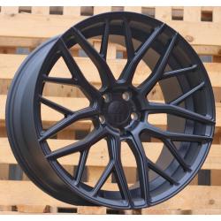 R21x10.5 5X112 ET 38 66.6 HX038 Black Half Matt (BLHM) For HAXER (P2) (Rear+Front)