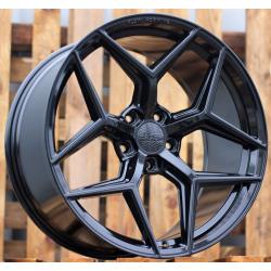 R20x8.5 5X112 ET 25 66.5 HX04F Black (BL) For HAXER (Z4) (HYBRID FORGED (Max Load 815kg.))