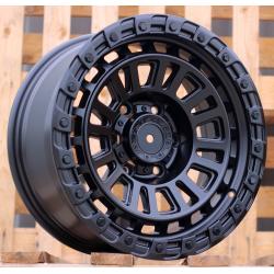 R17x8 6X139.7 ET 0 110.1 YS182 Black Half Matt (BLHM) For 4X4 (D4)