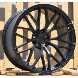 R21x9 5X112 ET 28 66.5 XFRGW5697 Black Matt (BM) For PORCH (K3) (FORGED (Rear+Front))