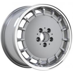 R17x8 5X112 ET 35 66.6 F3029 Silver+Polished Lip (SP) For MER (Z3)