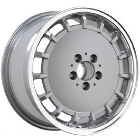 R17x8 5X112 ET 35 66.6 F3029 Silver+Polished Lip (SP) For MER (Z3)