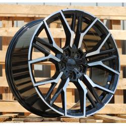 R19x9 5X112 ET 38 66.6 I0405 Black Polished (MB) For BMW (Z5) (Rear+Front)