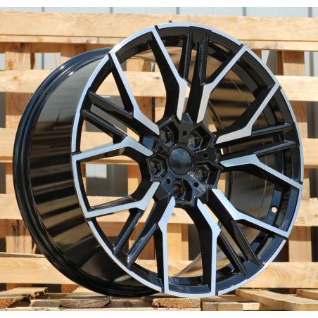 R19x9 5X112 ET 38 66.6 I0405 Black Polished (MB) For BMW (Z5) (Rear+Front)