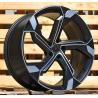 R23x10 5X112 ET 15 66.5 Y1201 Black Polished Half Matt (MBHM) For AUD (P)