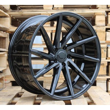 R19x8.5 5X120 ET 35 72.6 B1058 Black (BL) For RACIN (P+Z1) (LEFT SIDE (Style Vossen))