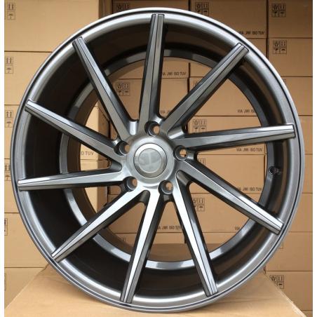 R19x9.5 5X120 ET 38 72.6 B1058 Grey (GR) For RACIN (P) (LEFT SIDE (Style Vossen))