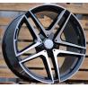 R20x9.5 5X112 ET 36 66.6 B1239 Black Polished (MB) For MER (Z2) (REAR+FRONT (AKC 120 Eur))