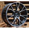 R19x8.5 5X112 ET 26 66.6 B1617 (IND7046) Black Polished (MB) For BMW (K7) (Rear+Front (AKC 110 Eur))