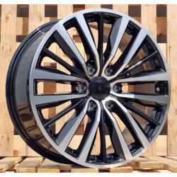 R20x8 6X139.7 ET 35 77.8 B1693 Black Polished (MB) For 4X4 (K3)