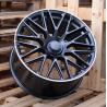 R22x9 5X112 ET 32 66.6 B1766 Black Half Matt+Polished Lip (BLHMPL) For MER (Z2) (REAR+FRONT)