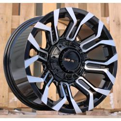 R17x9 5X127 ET 0 78.1 B1799 Black Polished (MB) For 4X4 (Z4)