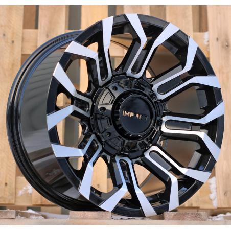 R17x9 5X127 ET 0 78.1 B1799 Black Polished (MB) For 4X4 (Z4)