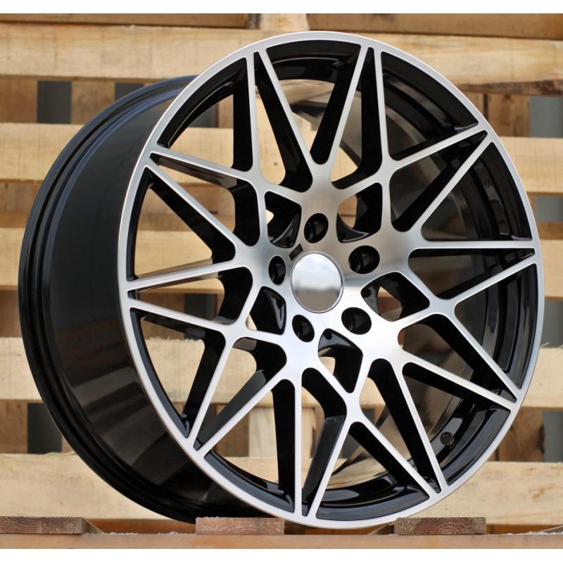 R18x9.5 5X120 ET 40 72.6 B5167 Black Polished (MB) For BMW (P) (REAR+FRONT) R18x9.5 5X120 ET 40 72.6 B5167 Black Polished (MB) For BMW (P) (REAR+FRONT)