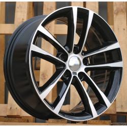 R18x8 5X120 ET 34 72.6 B5229 Black Polished (MB) For BMW (P2)